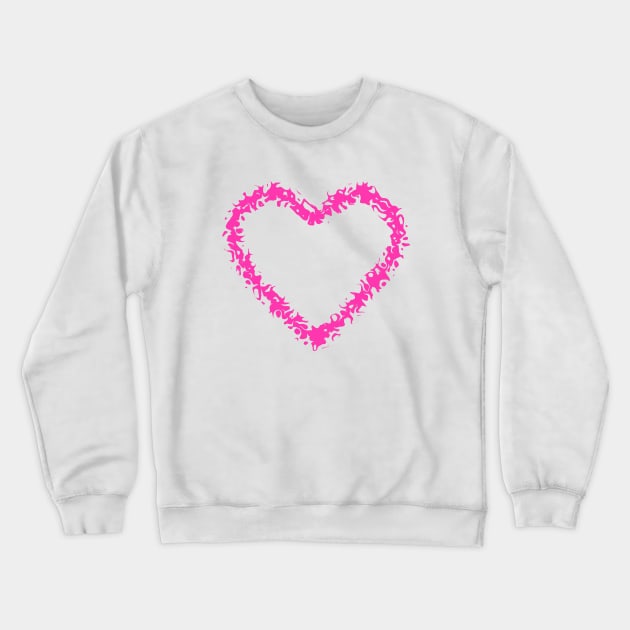 Pink heart sweatshirt store